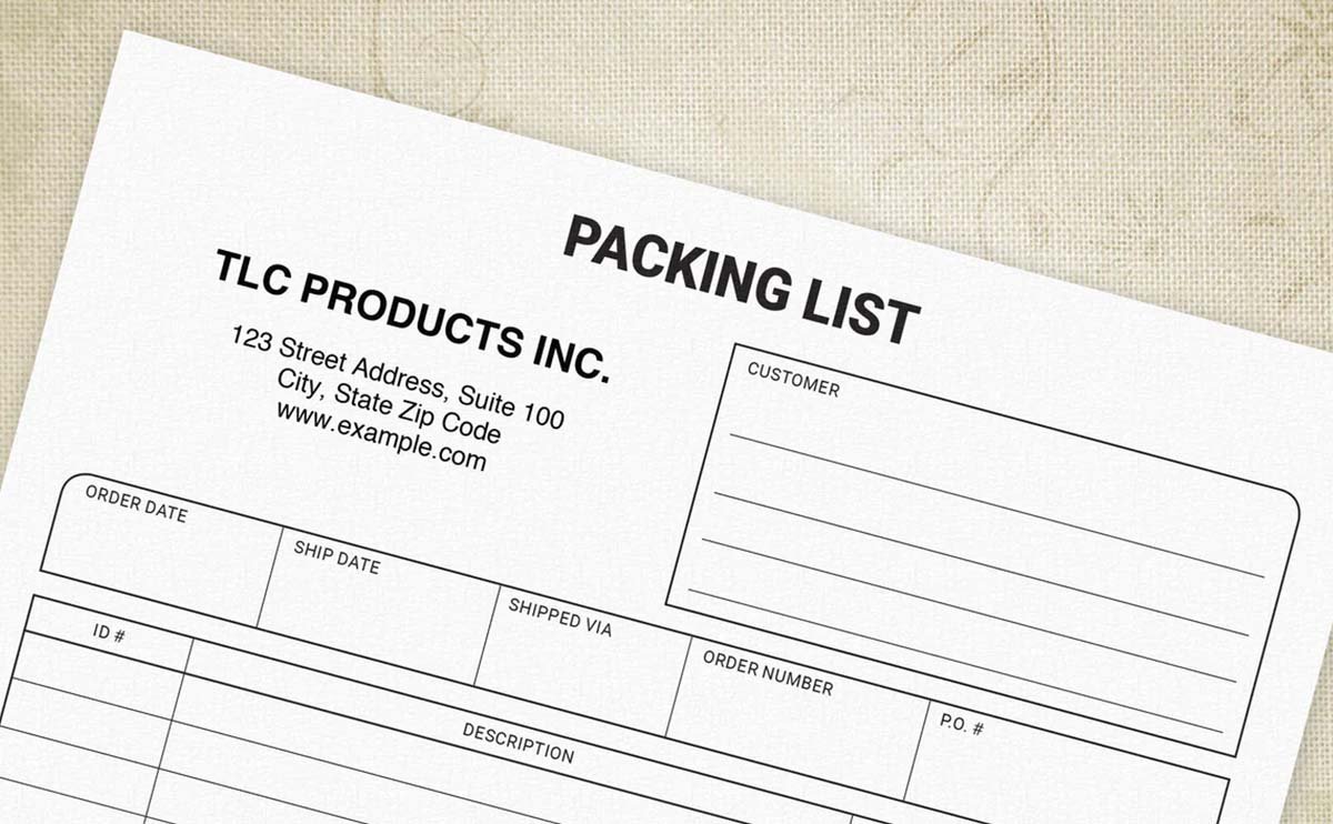 پکینگ لیست چیست؟