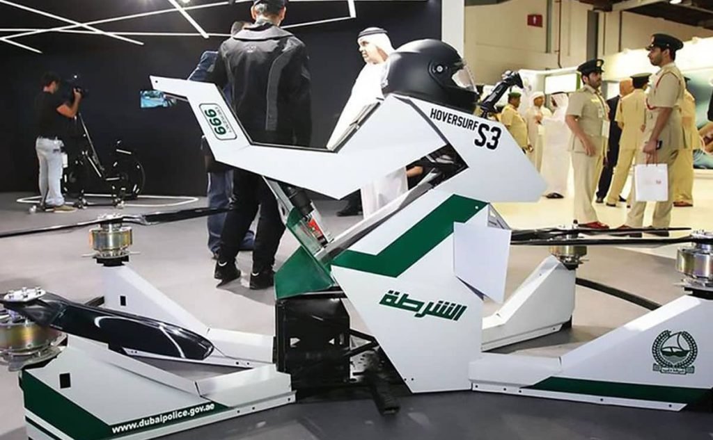 پلیس های دبی به هاوربرد مجهز می شوند