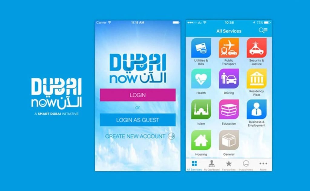 امکان درخواست اقامت دبی برای والدین و خانواده از طریق اپلیکیشن dubai now