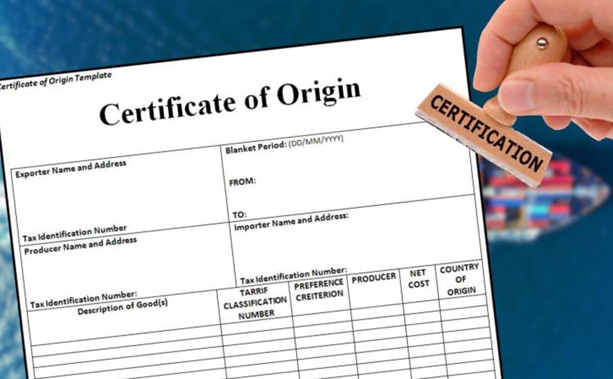 گواهی مبدا (Certificate of origin) چیست؟