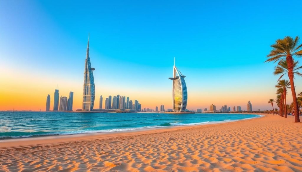 Beach-skyline-views-Dubai