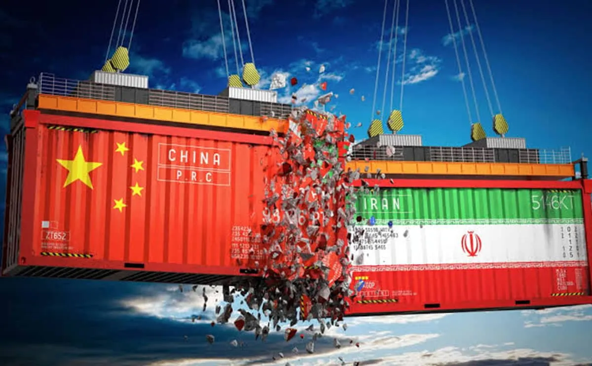 containers China to Iran